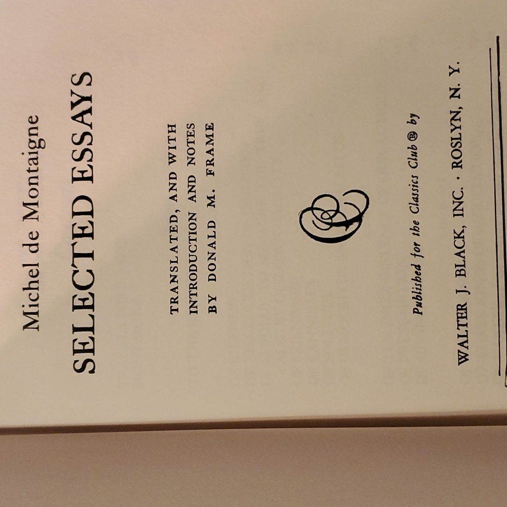 Selected Essays